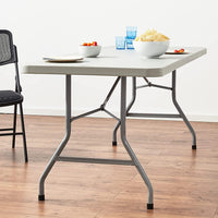 Office Star Resin Multipurpose Rectangle Folding Table, 6 Feet Light Gray - $105