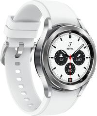 Samsung - Galaxy Watch4 Classic Stainless Steel Smartwatch 42mm BT - Silver - $210