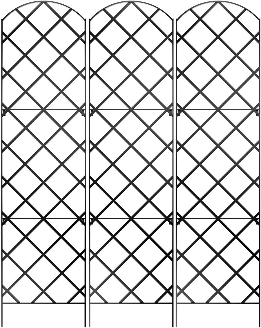 Giant Trellis, 108” high (9’ Tall) by 28” Wide Trellis with Arched top - Pack of 3 - $185