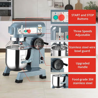10QT Commercial Food Mixer with Timing Function, Heavy Duty Commercial Mixer - $330