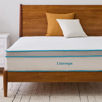 Linenspa 12 Inch Memory Foam and Spring Hybrid Mattress - Queen Size - $210