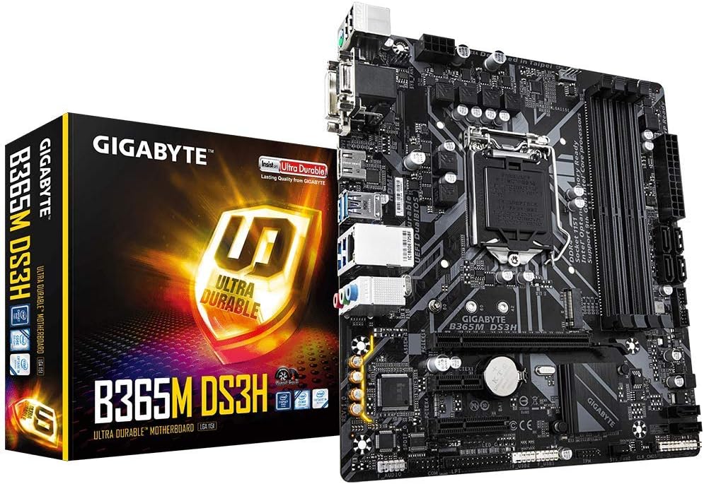 GIGABYTE - B365M DS3H (Socket LGA1151) USB 3.1 Gen 1 Intel Motherboard - $55