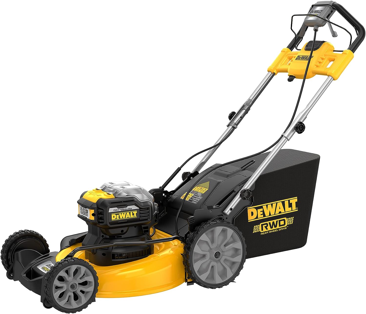 DEWALT 20V MAX Lawn Mower, Cordless, Self-Propelled with Batteries/Charger - $420