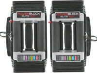 PowerBlock Elite EXP Adjustable Dumbbells, Sold in Pairs, Stage 1, 5-50 lb. - $215