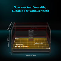 Falcon2 Pro 40W Enclosed Laser Engraver with Air Assist, Pilot Technology - $1140