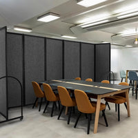 Folding Room Partition,Privacy Room Screen with Arms,Office Dividers Partition Wall - $600