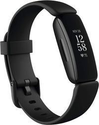 Fitbit Inspire 2 Health & Fitness Tracker, Black/Black (S & L Bands Included) - $50