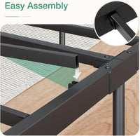 Novilla Full Size Bed Frame, 14 Inch Metal Platform Bed Frame, Black - $75