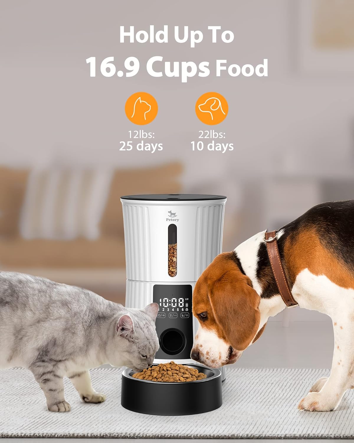 Petory Timed Automatic Cat Feeders - $45