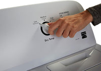 Kenmore 29" Front Load Electric Dryer with Wrinkle Guard, White - $420