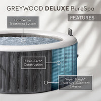 INTEX 28439EP PureSpa Greywood Deluxe Inflatable Spa Set - $360