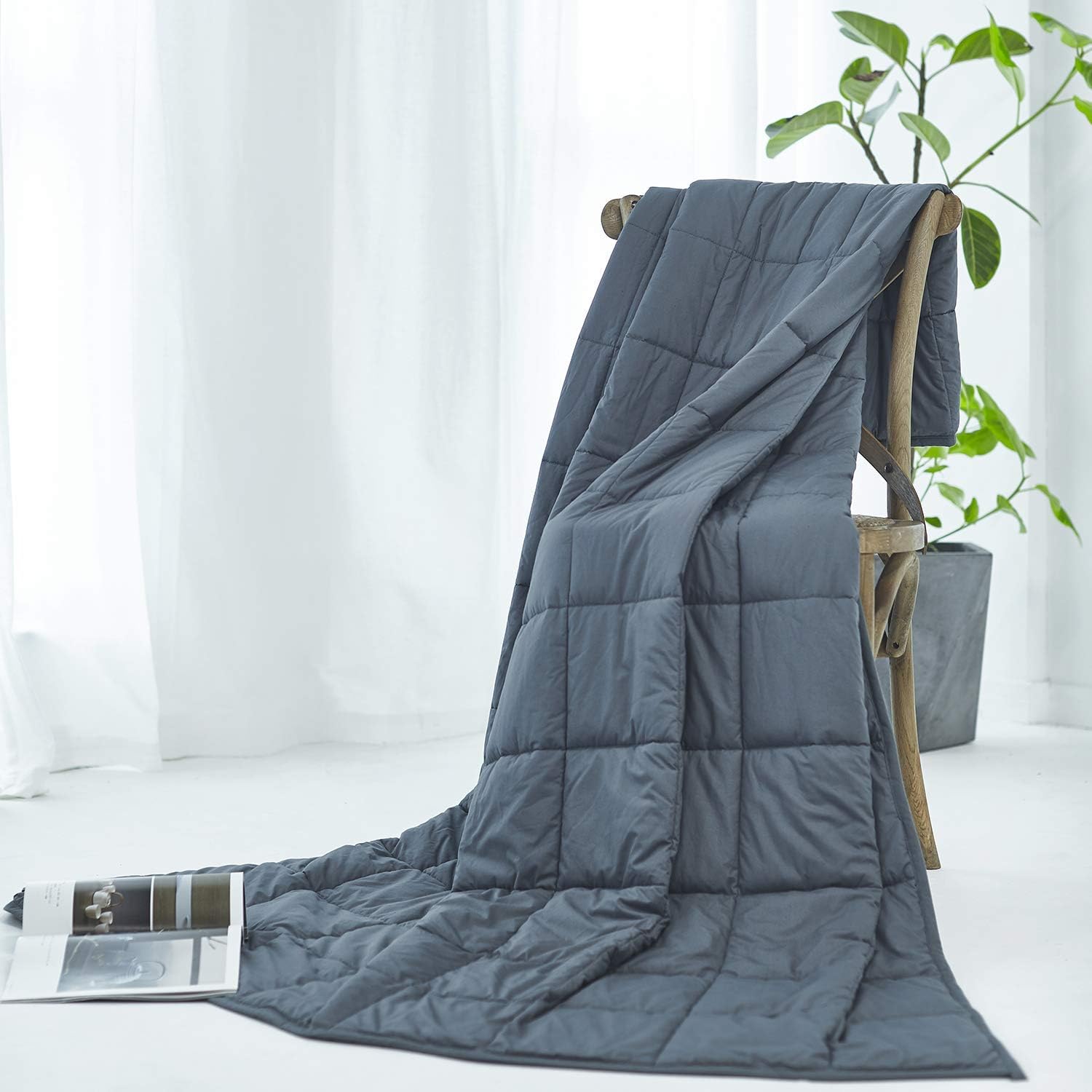 TONGDADA California King Size Weighted Blanket | 90''x108'', 20lbs - $105