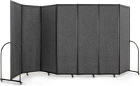Folding Room Partition,Privacy Room Screen with Arms,Office Dividers Partition Wall - $600
