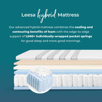 Leesa Sapira Hybrid 11" Mattress, Full Size, Premium Cooling Foam - $840