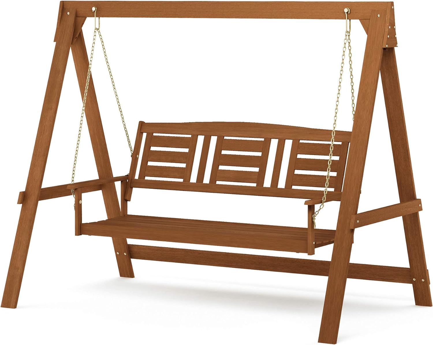 Furinno Tioman Hardwood Patio / Garden / Outdoor Large Porch Swing - $170