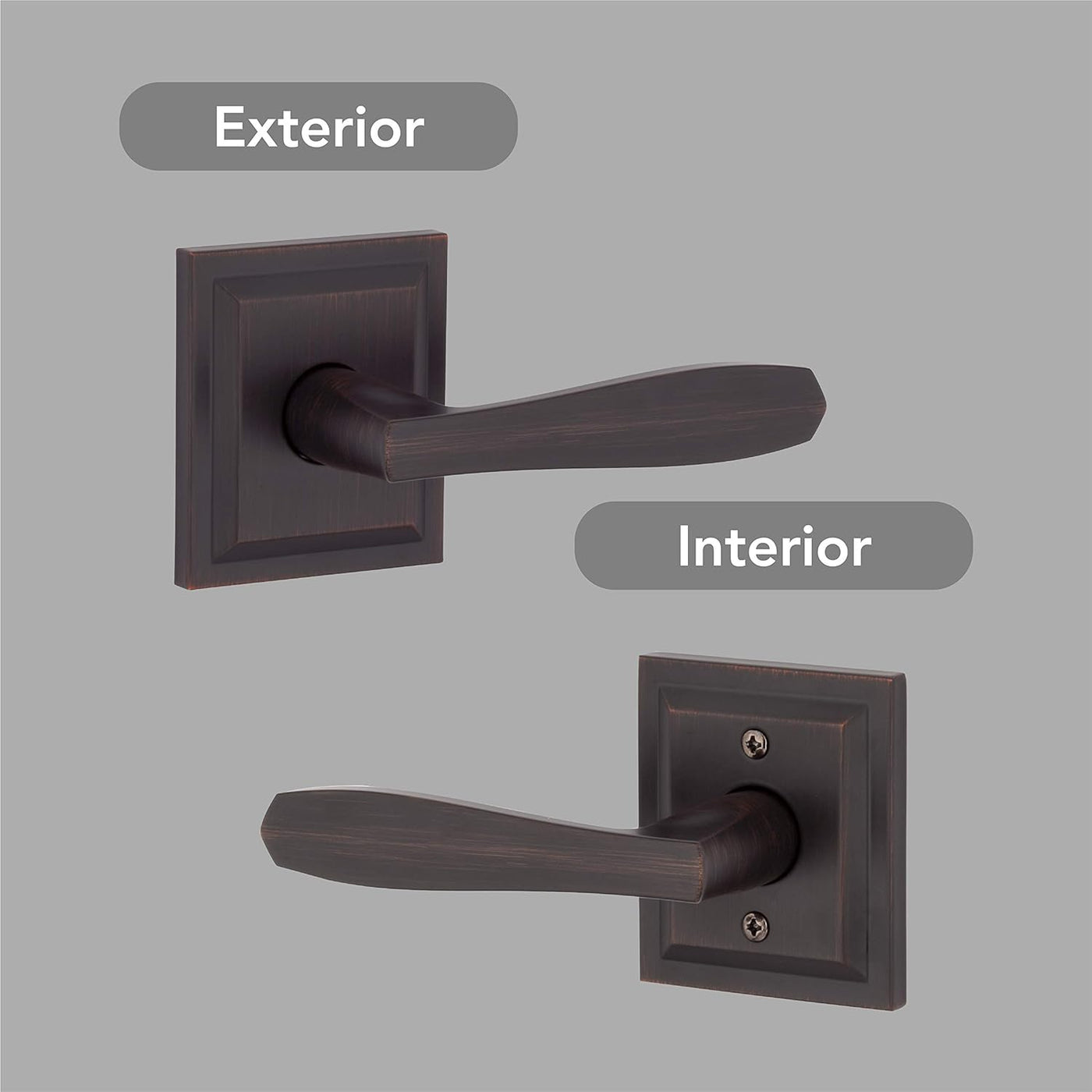 Baldwin Torrey, Interior Passage Door Reversible Lever, in Venetian Bronze - $30