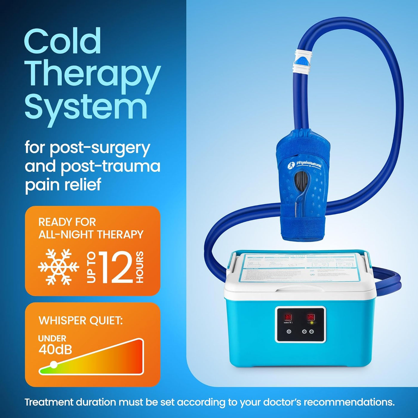 Cold Therapy Machine Cryotherapy Freeze Kit System for Post-Surgery Care - $115