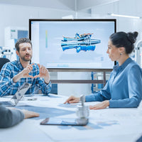 Interactive Whiteboard, 65'' 4K UHD Smart Whiteboard (No Stand just Wall Mount) - $965