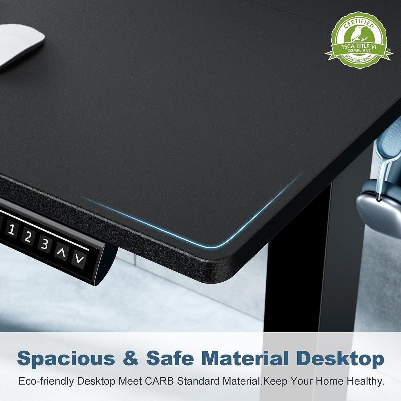 Electric Standing Desk-Height Adjustable Table, Ergonomic Computer Workstation - $90