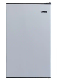 Magic Chef 4.4 cu. ft. Mini Fridge in Stainless Look (Slightly Dented) - $150