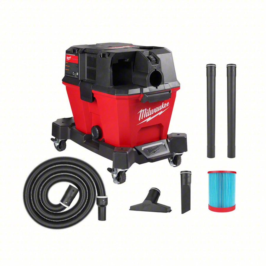 M18 FUEL 6 Gal. Cordless Wet/Dry Shop Vacuum with Filter, Hose, and Accessories-$190