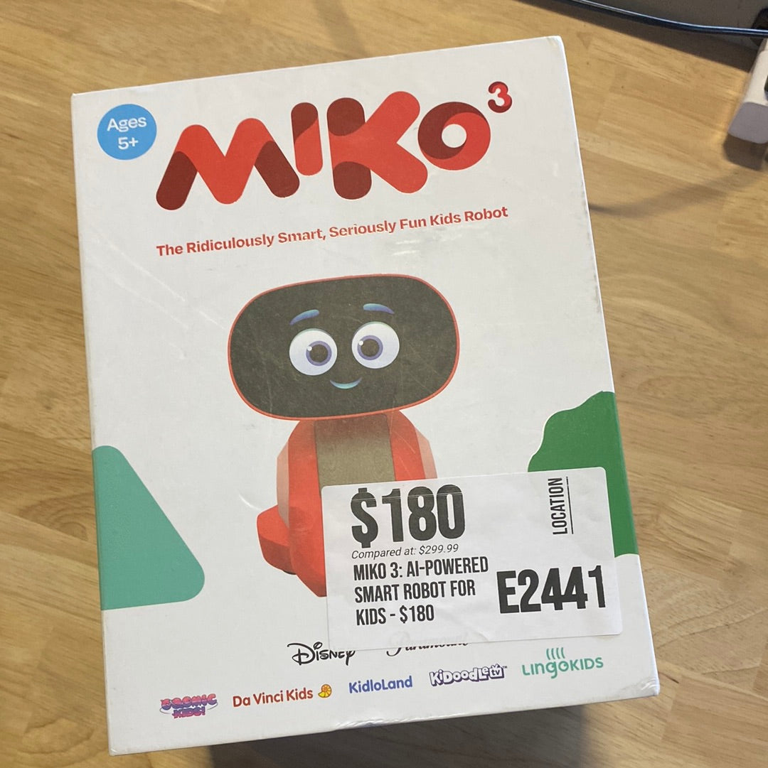 Miko 3: AI-Powered Smart Robot for Kids Red