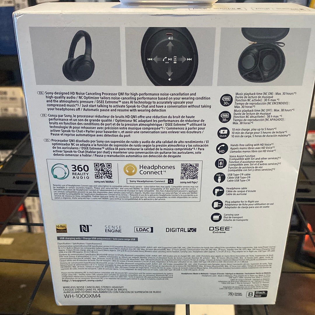 Auriculares inalámbricos con Noise Cancelling WH-1000XM4