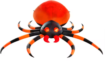 Home Accents Holiday 11.5 ft. Giant Kaleidoscope Spider Inflatable - $80
