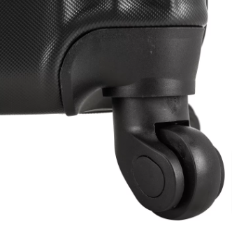 Traveler's Choice Elite Black Luggage Fullerton Hardside Carry-On Spinner Luggage - $45