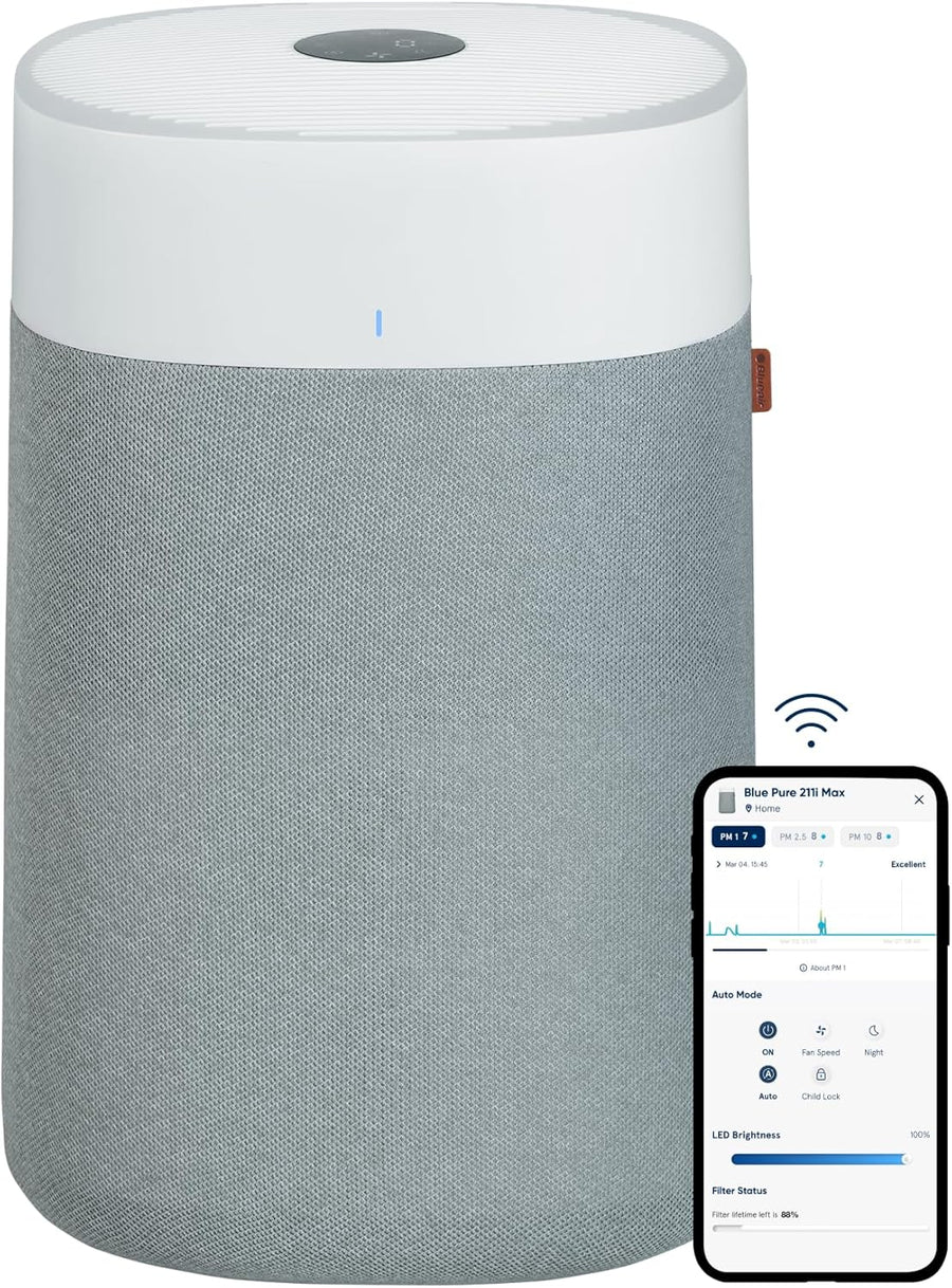 BLUEAIR Air Purifiers for Large Rooms, Cleans 3,048 Sqft In One Hour - $195