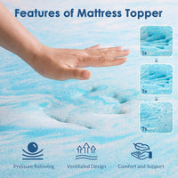 Mattress Topper Full, 2 Inch Gel Memory Foam Bed Topper for Full Size Bed - $30