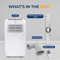 3-in-1 Portable Air Conditioner with Built-in Dehumidifier Function - $160