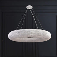 MEEROSEE Modern Ceiling Lights Fixtures Pendant Lighting Orb Ring Chandelier - $500