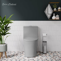 Swiss Madison Dreux One Piece Toilet, Modern Toilet in Matte Grey - $230