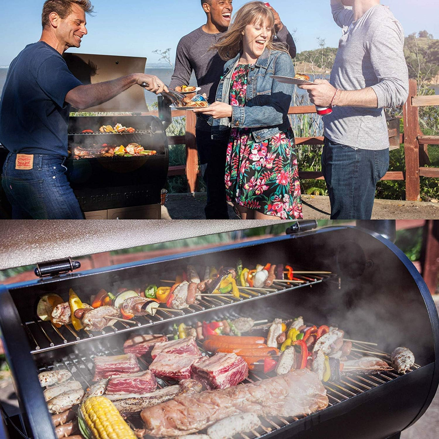 Z Grills ZPG-1000D 2020 New Model 8 in 1 BBQ Grill (2 Boxes) - $360