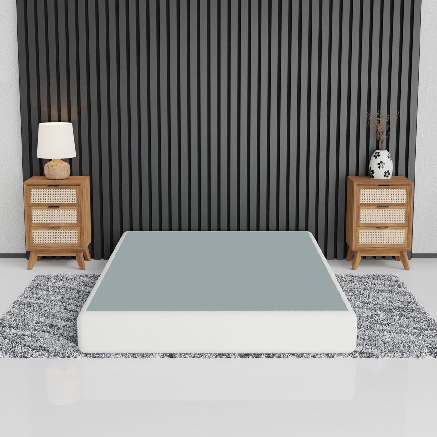 Greaton, 8-Inch Sturdy Box Spring for Mattress Support for Full, White - $115