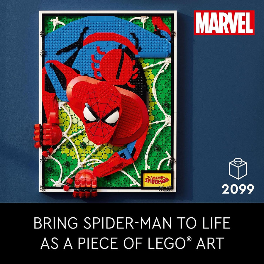 LEGO Art The Amazing Spider-Man 31209 Build & Display Home Decor Wall Art Kit - $150
