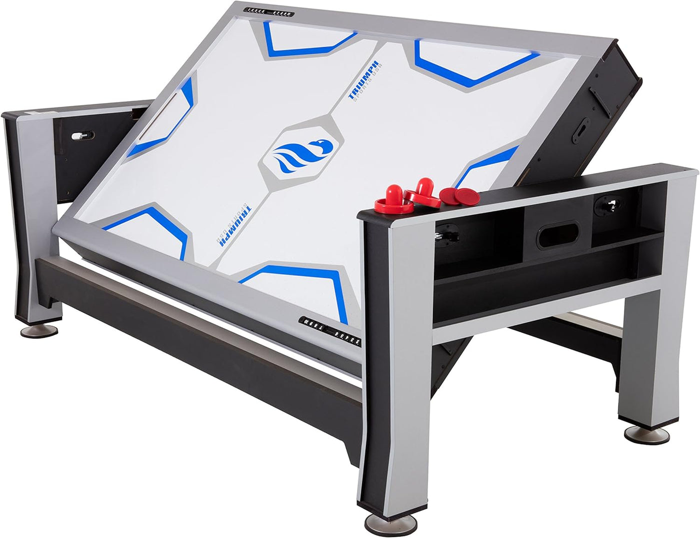 Triumph 3-in-1 7' Rotating Swivel Multigame Table - Air Hockey, Pool, & Table Tennis- $500