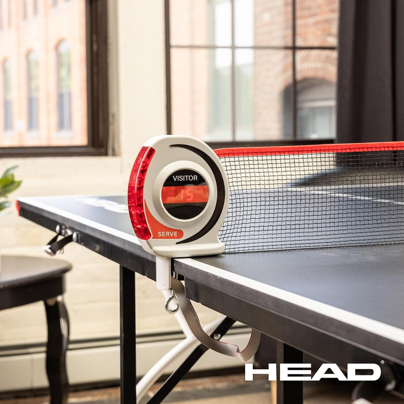 HEAD Easy Setup Ping Pong Table with Electronic Scorer - Junior Folding Table - $240