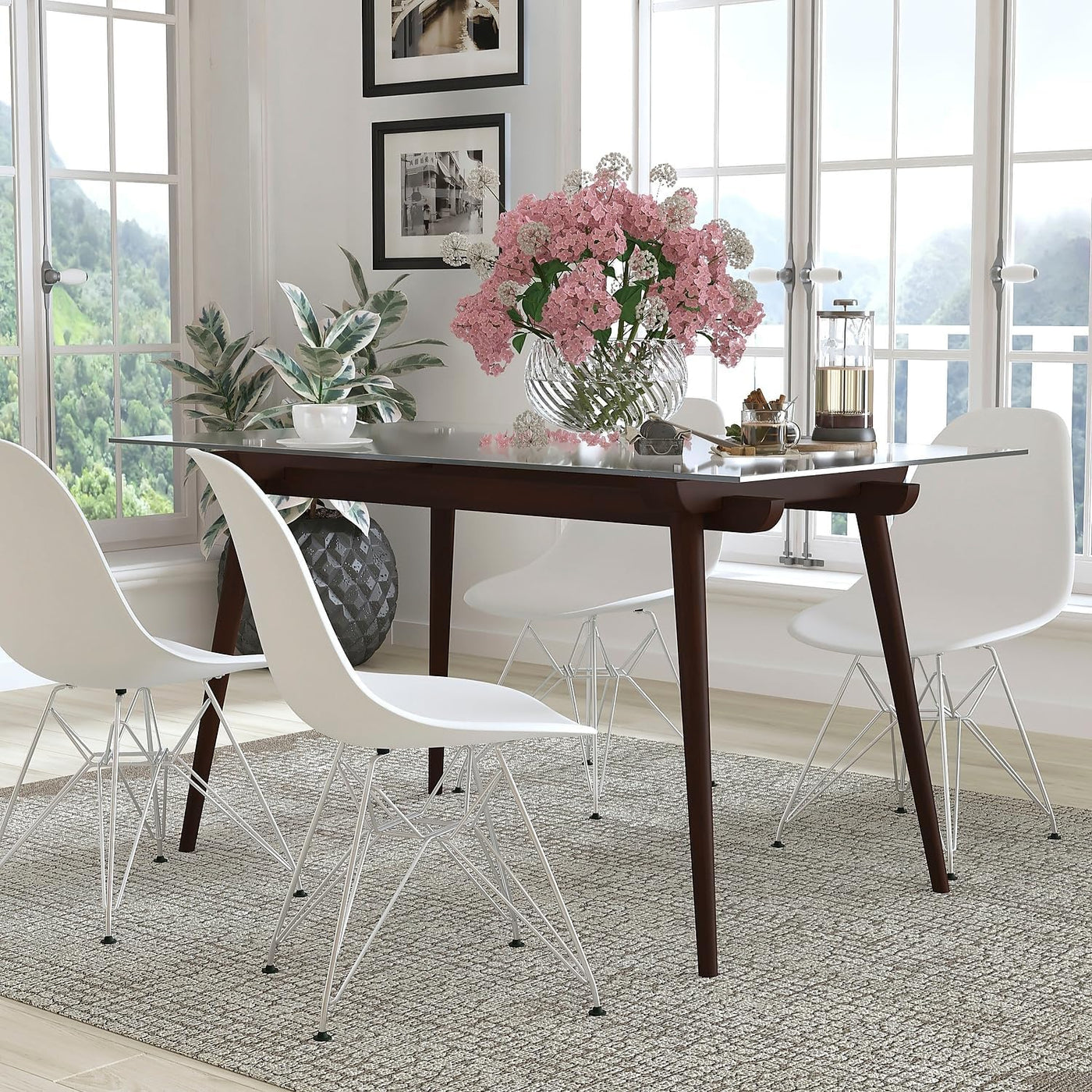 Flash Furniture Meriden 31.5" x 55" Rectangular Solid Espresso Wood Table with Top - $150