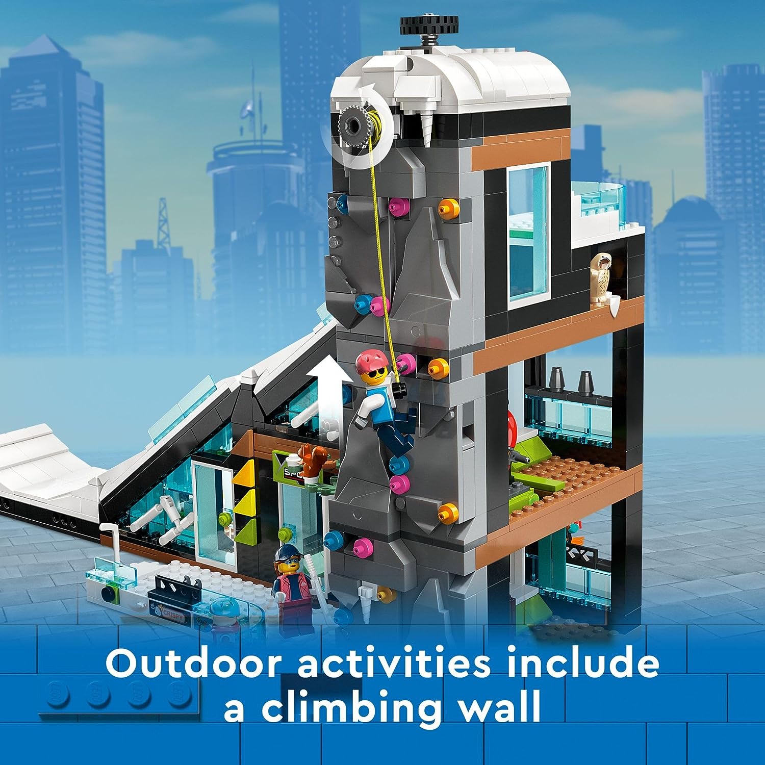 LEGO City Ski and Climbing Center 60366 Building Toy Set - $80