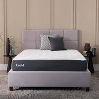 LUCID 10 Inch Memory Foam Mattress - Medium Feel - Queen Size - $205