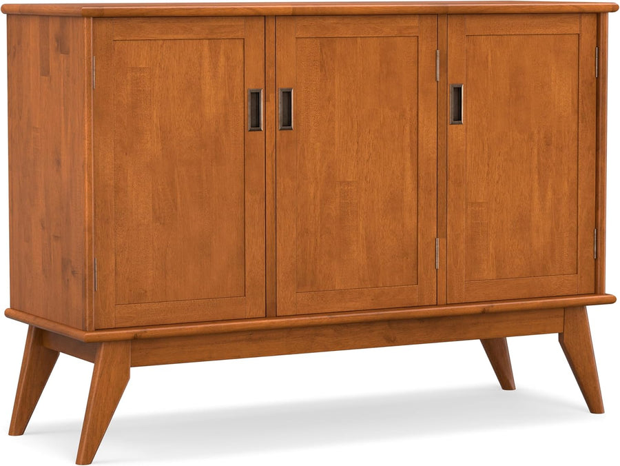 SIMPLIHOME Draper Solid Hardwood and Rubberwood 50 x 17 inch Sideboard Buffet - $285