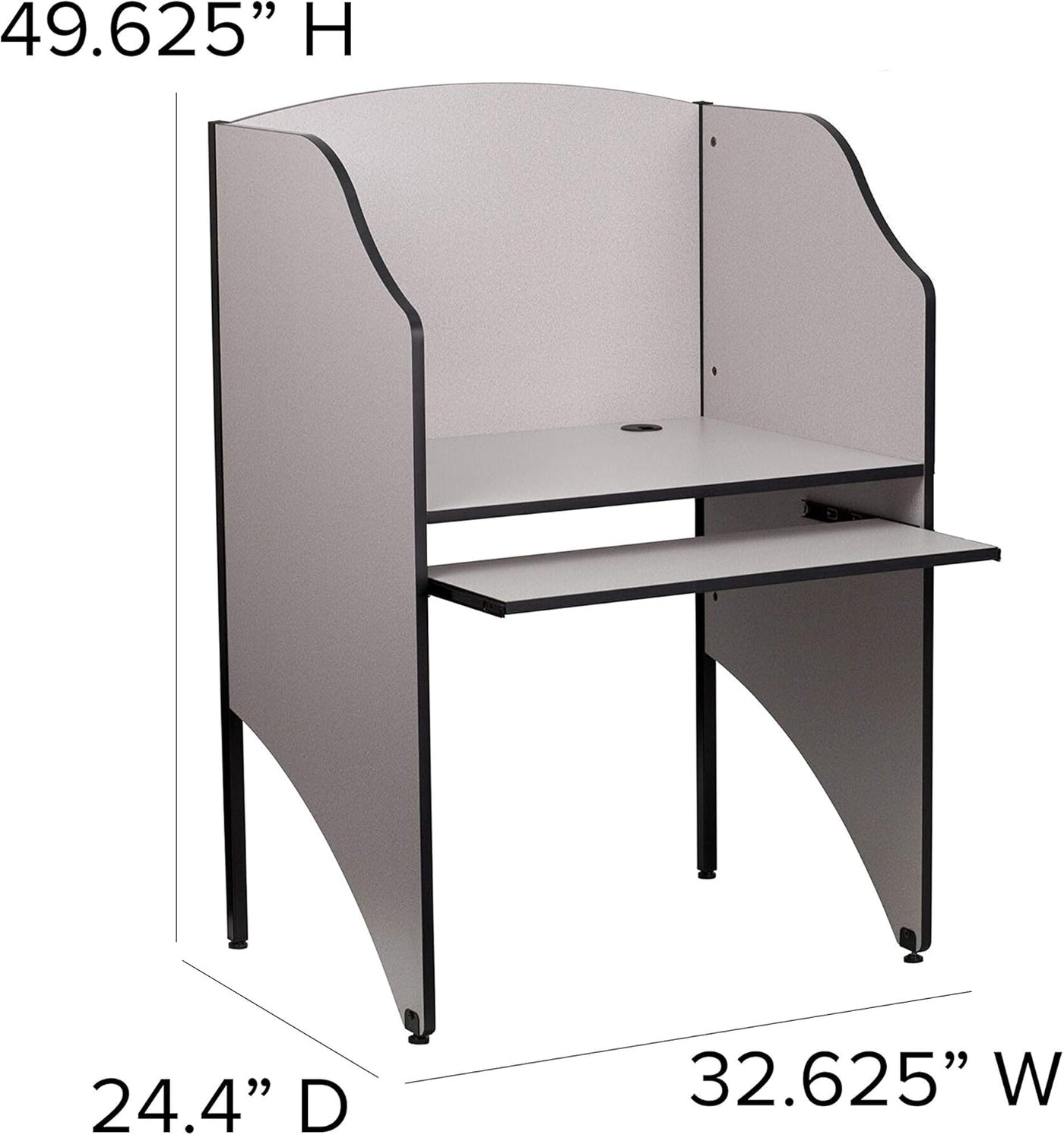 Flash Furniture Kevin Starter Student Study Carrel for Testing Centers - $115