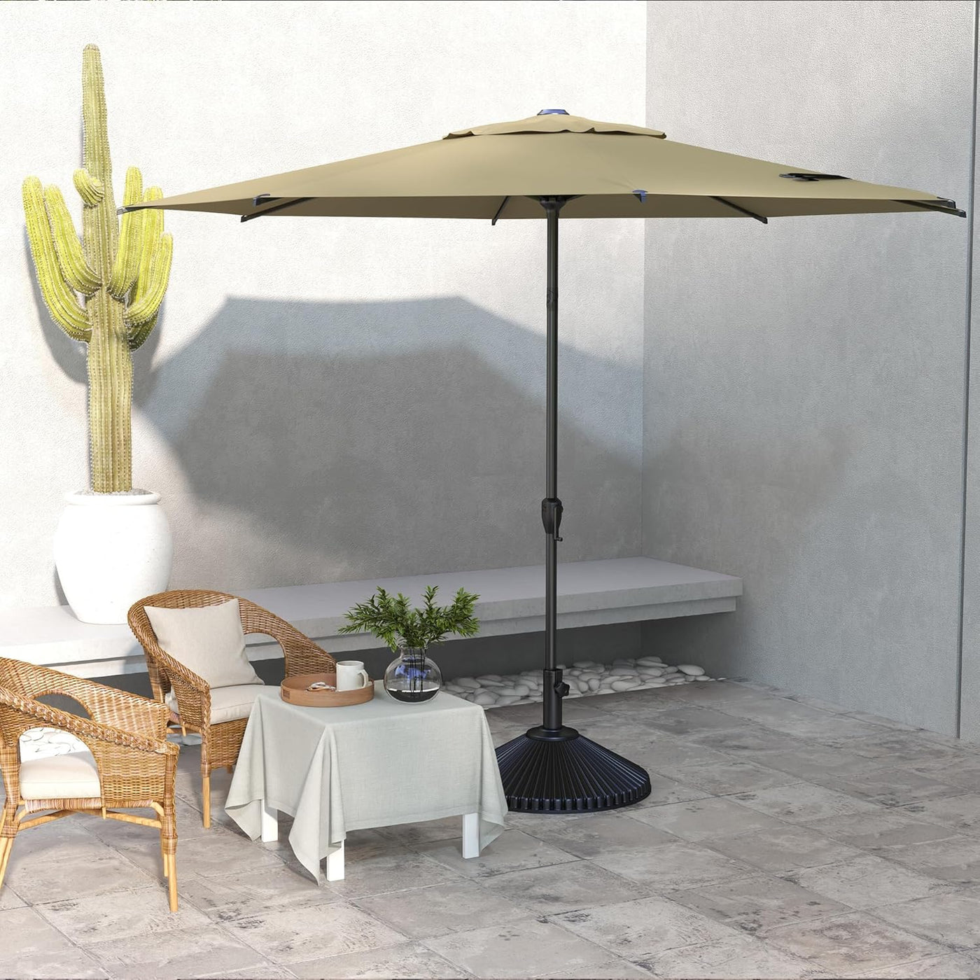 Abba Patio 9FT Lyon Outdoor Patio Umbrella Outdoor Table Umbrella - $30