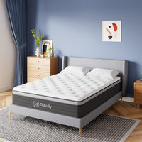 King Mattress,12 Inch Hybrid Pillow Top King Size Mattress - $205