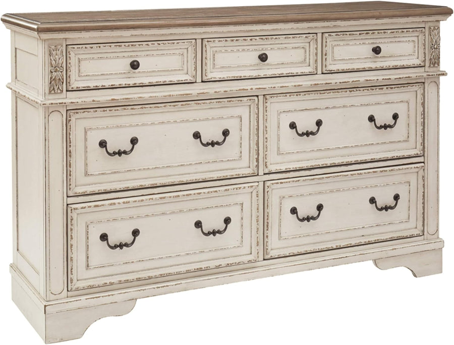 Signature Design by Ashley Realyn French Country 7 Drawer Two Tone Dresser - $535