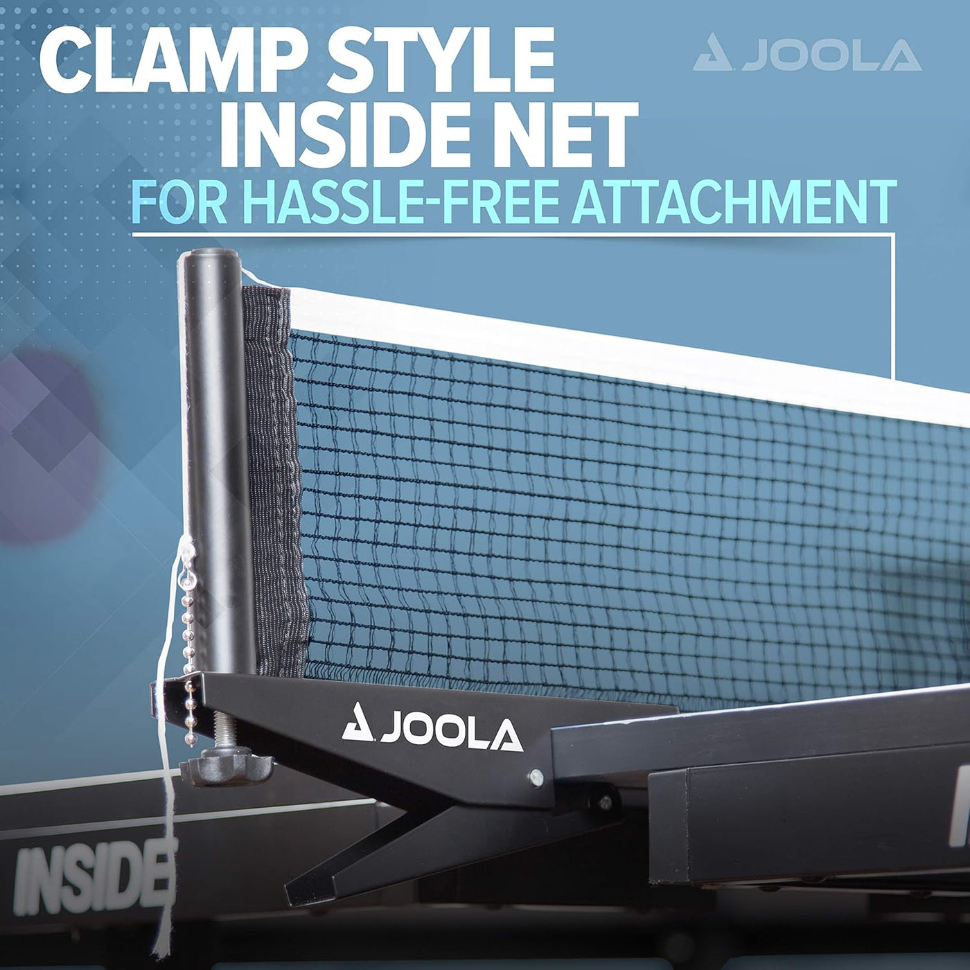 JOOLA Inside - Professional MDF Indoor Table Tennis Table with Net and Post Set - $260