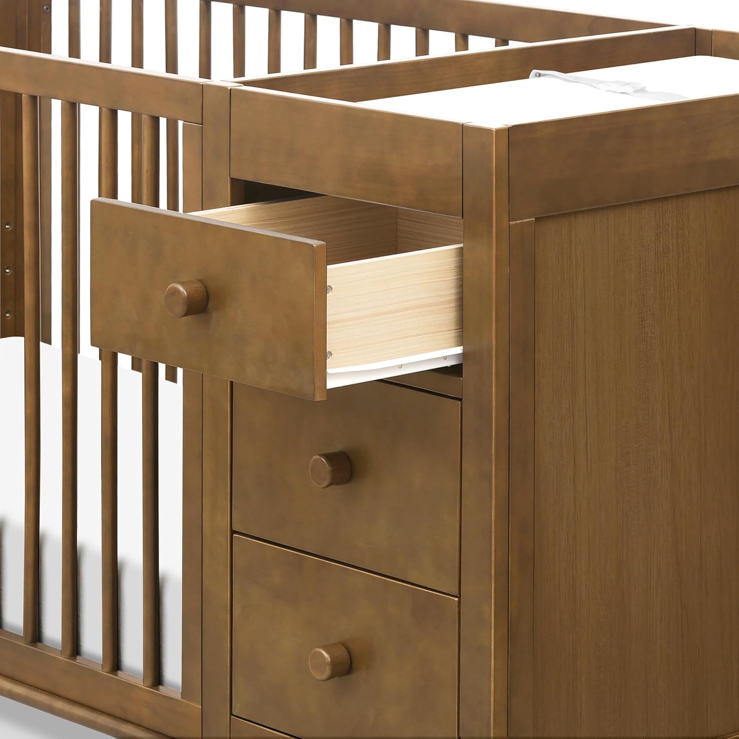 DaVinci Marley 3-in-1 Crib and Changer Combo in Walnut - $250