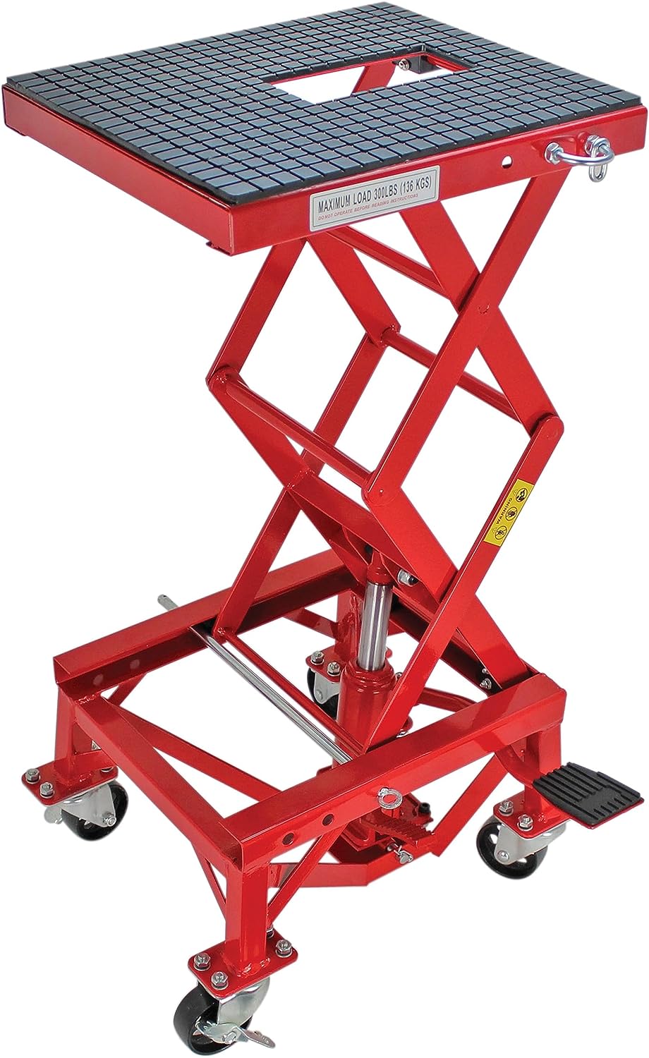 Extreme Max 5001.5083 Ultra-Stabile Hydraulic Motorcycle Lift Table - $140
